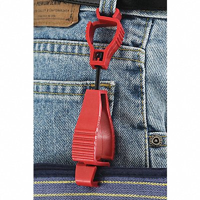 GLOVE GUARD 1939RD Glove Guard Clip Red Blank