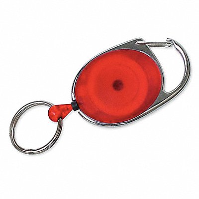LUCKY LINE PRODUCTS 6407005 Key Retractor Reel Red PK5