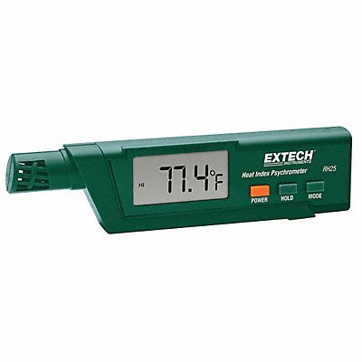 EXTECH RH25 Heat Index Psychrometer 4 to 122 F