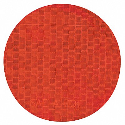 INCOM MANUFACTURING RR350RD Floor Tape Red 3 inx3 in Circle PK50