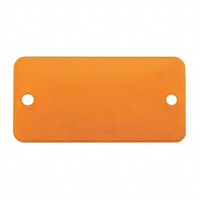 C.H. HANSON 43044 Blank Tag Alum 1 1/2in H 3in W Ornge PK5
