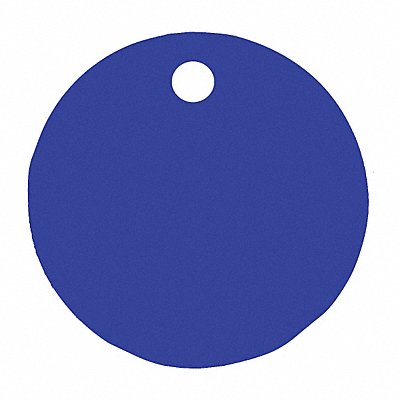 C.H. HANSON 43011 Blank Tag Aluminum 2in H 2in W Blue PK5
