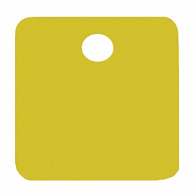 C.H. HANSON 43022 Blank Tag Aluminum 1in H 1in W Gold PK5