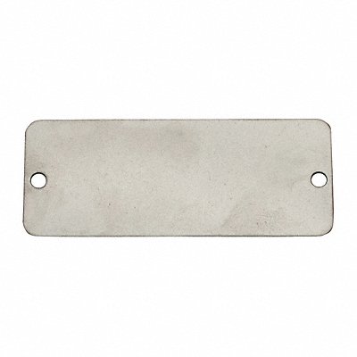 C.H. HANSON 43119 Blank Tag SS 1 7/16in H 3 1/16in W PK10