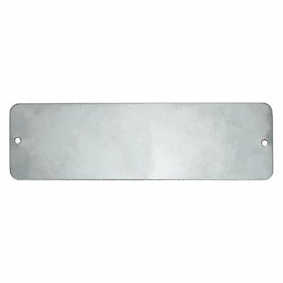 C.H. HANSON 43059 Blank Tag SS 2in H 6in W Silver PK5