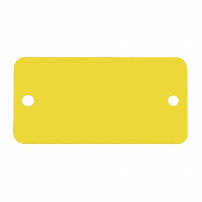 C.H. HANSON 43078 Blank Tag Alum 3in H 5in W Yellow PK5