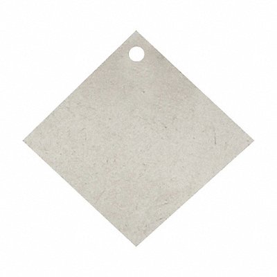 C.H. HANSON 43194 Blank Tag SS 1 1/4in H 1 1/4in W PK10