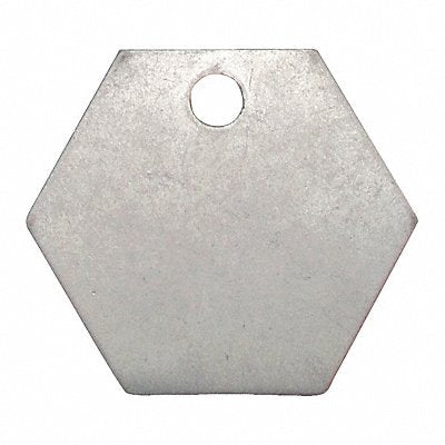C.H. HANSON 43195 Blank Tag SS 1 1/4in H 1 1/4in W PK10