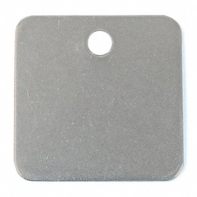 C.H. HANSON 43135 Blank Tag SS 1 1/4in H 1 1/4in W PK25