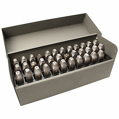 C.H. HANSON 29200 Steel Stamps Set 1/4 in 27 pcs.