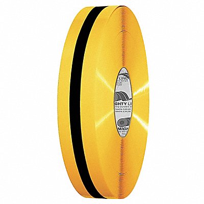 MIGHTY LINE 2RYBLKCTR K2071 Floor Tape Black/Yellow 2 inx100 ft Roll
