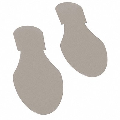 MIGHTY LINE GRYFTPRT K3735 Floor Tape Grey 3.5 inx9.5 in Foot PK50