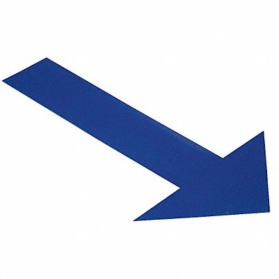 MIGHTY LINE ARROW10B K3732 Floor Tape Blue 6 inx10 in Arrow PK50