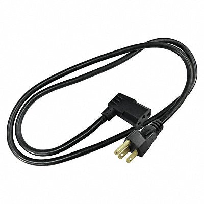 GRAINGER 20PW99ID PC Powr Cord 5-15P IEC C13 3 ft Blk 10A