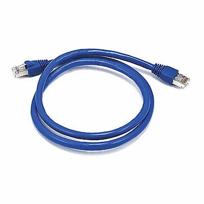 MONOPRICE 5899 Patch Cord Cat 6A Booted Blue 3.0 ft.