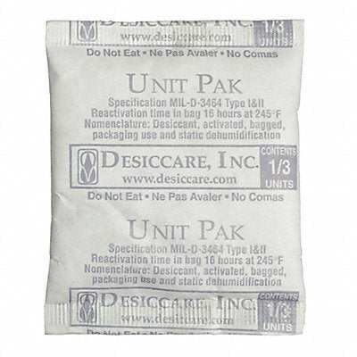 SCS 13PLDES700 Desiccant Bag Tyvek Bags PK700