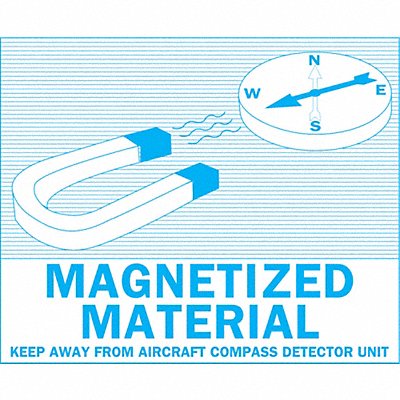 BRADY 63241 DOT Handling Label Aircraft 4-3/8 W