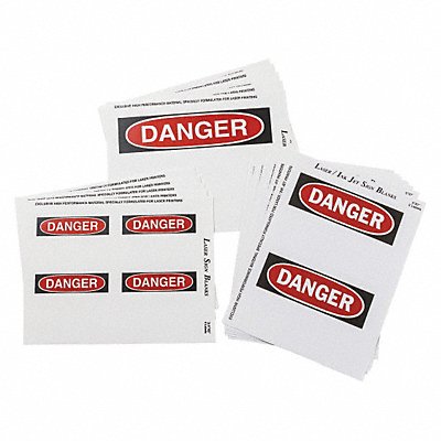 BRADY 12917 Sign and Label Blanks Poly PK25