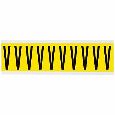 BRADY 3440V Letter Label 1-15/16in.H Character Vinyl