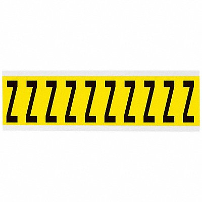 BRADY 3440Z Letter Label 1-15/16in.H Character Vinyl