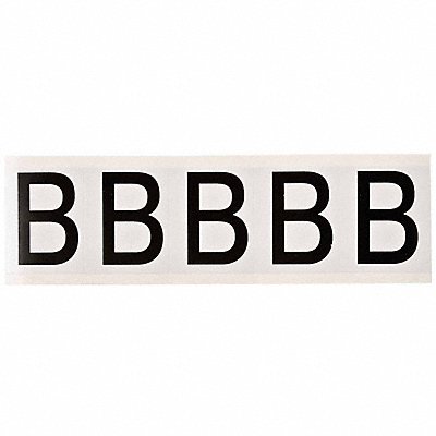 BRADY 9714B Letter Label 2-1/4 H 1-13/16 W PK5