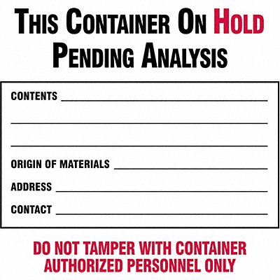 BRADY 121140 DOT Handling Label Waste 6 W PK100