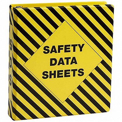 BRADY 58678 Binder Safety Data Sheets Vinyl