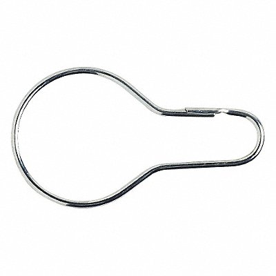 BRADY 98858 Fastener Snap Hook Loop 5in L Zinc PK100