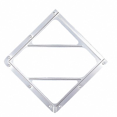 BRADY 60141 Front Plate Placard Holder 10-3/4 H