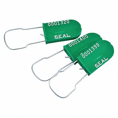 BRADY 95171 Padlock Seal Polypropylene PK100