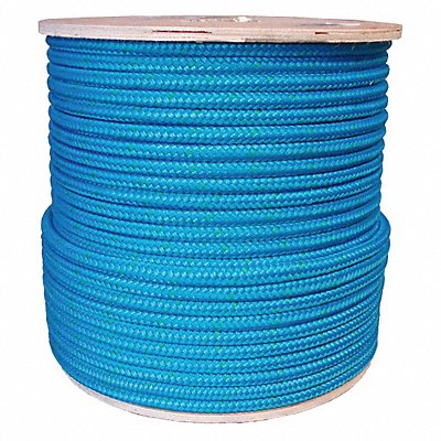GRAINGER 20TL66 Rigging/Climbing Rope 1/2 Dia x 600 L