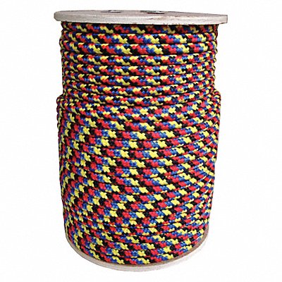 GRAINGER 20TL80 General Purpose Utility Rope 3/8 Dia.x250 L