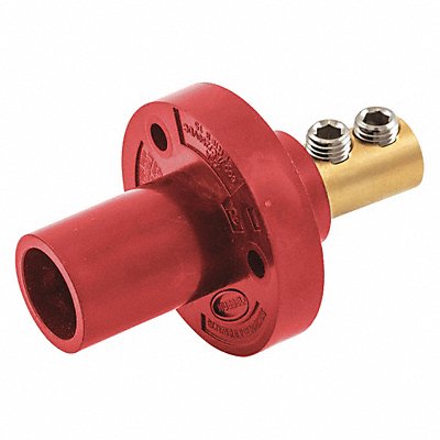 HUBBELL HBL15MRR Receptacle Male Red 150AC/DC 8-2