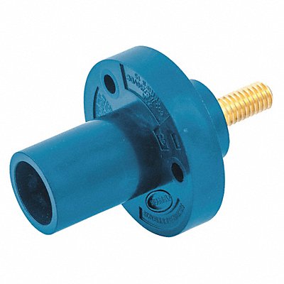 HUBBELL HBL15MRSBL Receptacle Stud Blu 150AC/DC Male