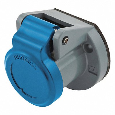 HUBBELL HBL15NCBL Single Pole Connector Weather Cover Blue