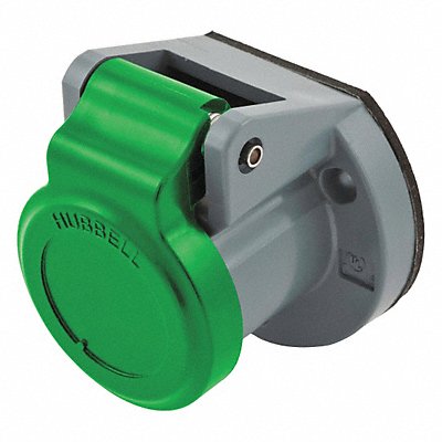 HUBBELL HBL15NCGN Single Pole Connector Weather Cover Grn