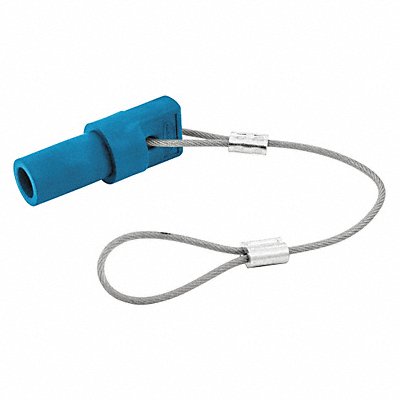 HUBBELL HBL15MCAPBL Single Pole Connector Protective Cap Blu
