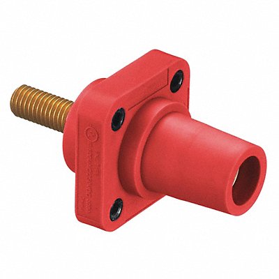 HUBBELL HBLFRSCR Receptacle Female Red Taper Nose Stud