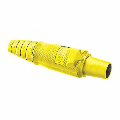 HUBBELL HBLFBY Single Pole Connector Body F Yellow