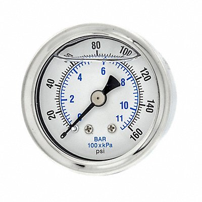 PIC GAUGES 202L158F Pressure Gauge 1/8 in NPT 1-1/2 in