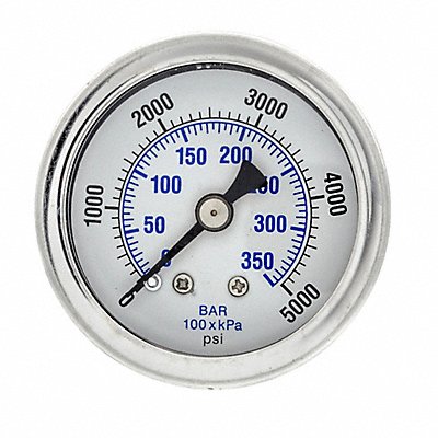 PIC GAUGES 202L158R Pressure Gauge 1/8 in NPT 1-1/2 in