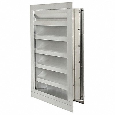 DAYTON 20UA15 Intake Louver Fixed Drainable 42H x 42W