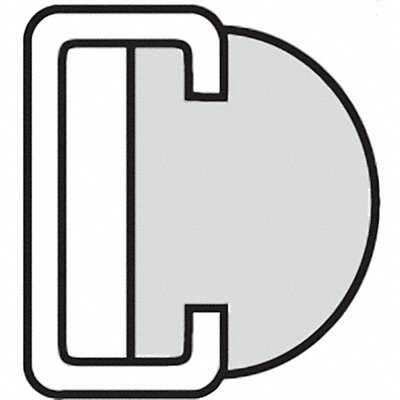 FENNER DRIVES GR1001L12000 Belt Guide 10 ft UHMW Channel Type C3