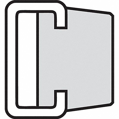 FENNER DRIVES GR1101L12000 Belt Guide 10 ft UHMW Channel Type C3