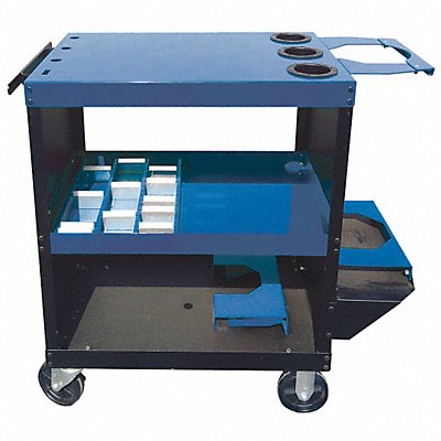 HUOT 77401 Welding Cart Castors 35 in H Blue