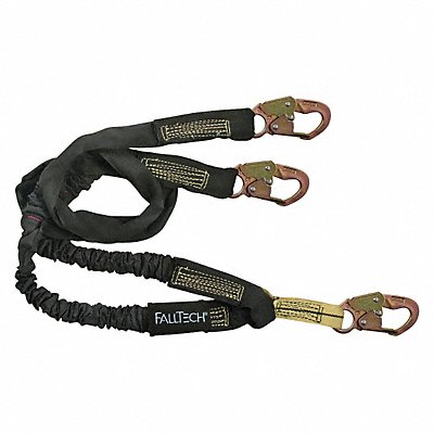 FALLTECH 8243Y Shock Absorbing Lanyard 6 ft 310 lb.