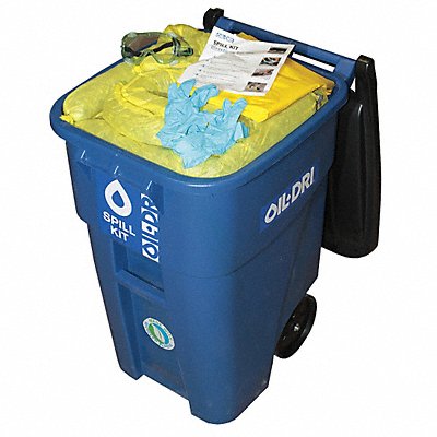 OIL-DRI L90450 Portable Spill Kit Chem/Hazmat