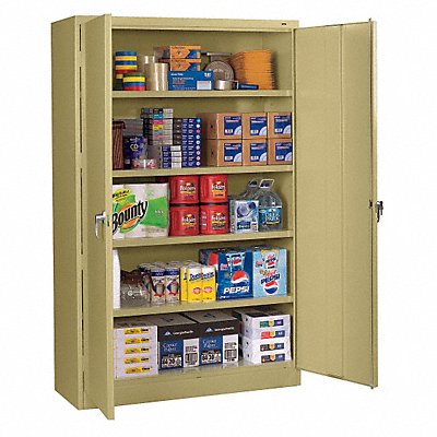 TENNSCO J2478ASD Storage Cabinet 78 x48 x24 Sand 4Shlv