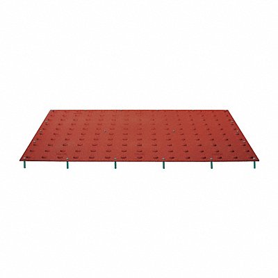 TUFTILE TT2460SACRD1 ADA Warning Pad Red 5ft Lx2 ft.W