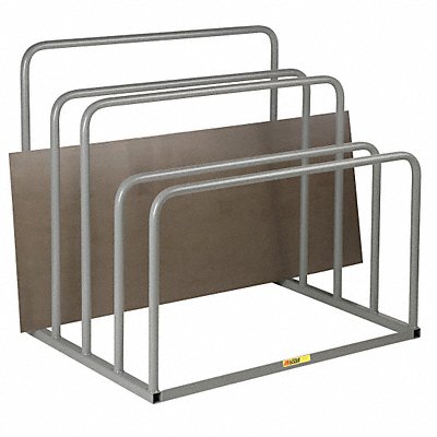 LITTLE GIANT SR3648 Vertical Sheet Rack 43-1/2 H 48 W Grey
